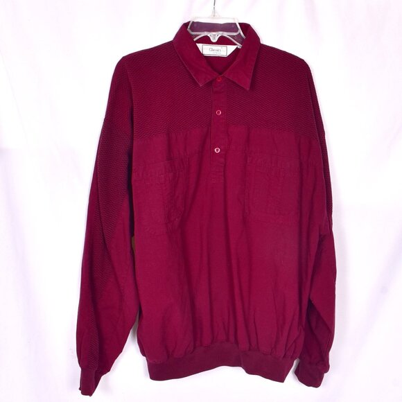 Classics by Palmland Men's Long Sleeve Polo Shirt Vintage Size XXL - Picture 1 of 6